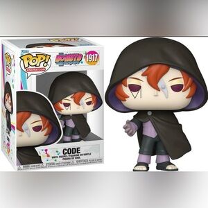 NEW Funko Pop! CODE Vinyl Figure BoRUTO 1917 Animation